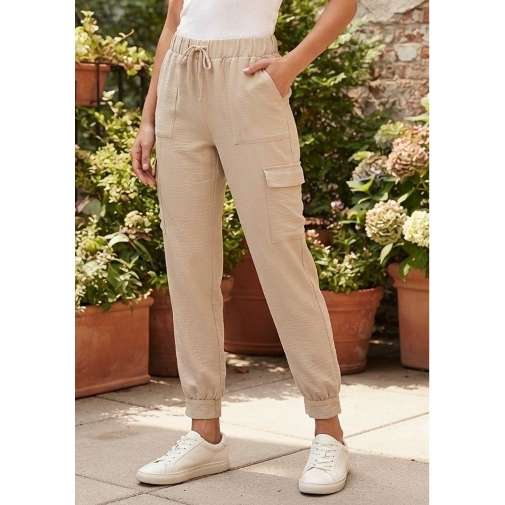 Crown of Hearts Cargo Jogger Pants Stitch Fix Women's Size 16 PPK2682 USA NWT